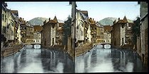 Roger-Viollet | 816251 | Annecy (Upper Savoy). Image taken from the Morens Bridge. | &copy; Léon & Lévy / Roger-Viollet
