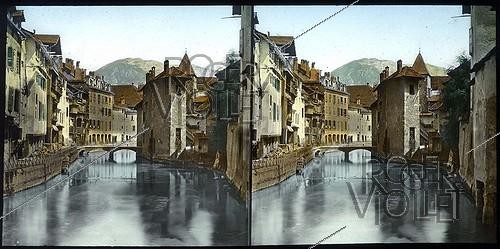 Roger-Viollet | 816251 | Annecy (Upper Savoy). Image taken from the Morens Bridge. | &copy; Léon & Lévy / Roger-Viollet
