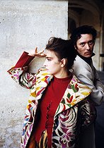 Roger-Viollet | 462508 | Catherine Ringer (1957-2026) et Fred Chichin (1954-2007), les Rita Mitsouko. Paris, octobre 1988. | &copy; Jean-Pierre Couderc / Roger-Viollet