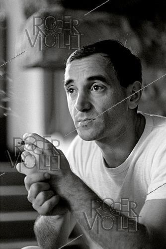 Roger-Viollet | 1644028 | Charles Aznavour (1924–2018), French singer-songwriter and actor. 1960s. Photograph by Philippe R. Doumic (1927–2013). | &copy; Philippe R. Doumic / Roger-Viollet