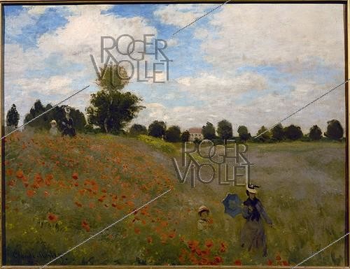 Roger-Viollet | 1083757 | Claude Monet (1840-1926).  Coquelicots , 1873. Paris, Musée d'Orsay. | &copy; Roger-Viollet / Roger-Viollet