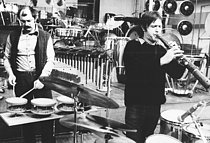 Roger-Viollet | 1452175 | Daniel Humair, Michel Portal performs live. 1974 | &copy; Christian Rose / Roger-Viollet