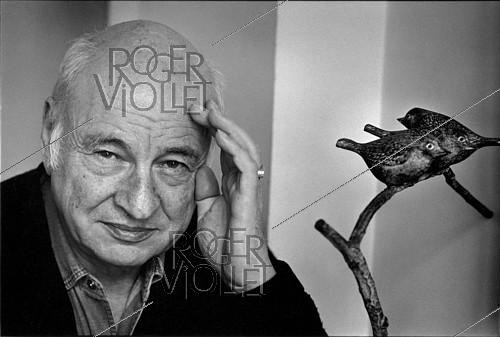 Roger-Viollet | 1410552 | Edgar Morin (born Nahoum, 1921-2026), French sociologist and philosopher. 1992. | &copy; Irmeli Jung / Roger-Viollet