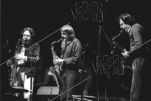 Roger-Viollet | 1457323 | François Jeanneau, Michel Portal, Patrick Bourgoin en concert. 04/02/1979 | &copy; Christian Rose / Roger-Viollet