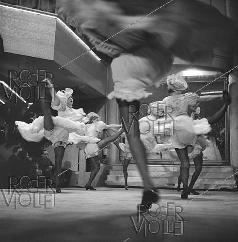 Roger-Viollet | 672058 | French cancan at the Bal Tabarin. Paris (9th arr.), 1937–1939. | &copy; Gaston Paris / Roger-Viollet