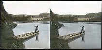 Roger-Viollet | 858473 | Freyr Castle (1637) on the banks of the Meuse River, in Belgium. | &copy; Léon & Lévy / Roger-Viollet