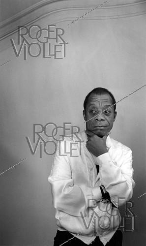 Roger-Viollet | 1410537 | James Baldwin (1924-1987), American writer. 1985. | &copy; Irmeli Jung / Roger-Viollet