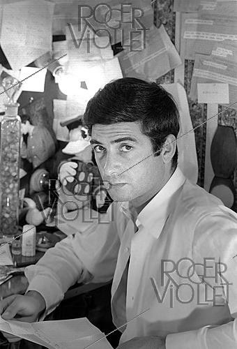 Roger-Viollet | 1644090 | Jean-Claude Brialy (1933–2007), French actor, director, screenwriter and writer, 1960s. Photograph by Philippe R. Doumic (1927–2013). | &copy; Philippe R. Doumic / Roger-Viollet