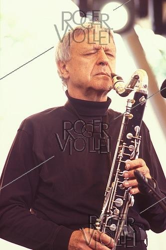 Roger-Viollet | 1472927 | Michel Portal (1935-2026), French composer and musician, during a concert. | &copy; Christian Rose / Roger-Viollet