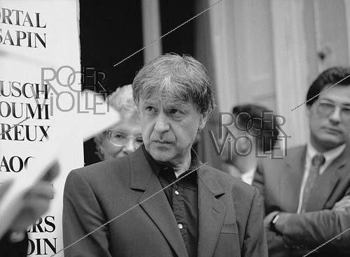 Roger-Viollet | 1048142 | Michel Portal (1935-2026), French saxophonist and clarinetist, winner of the SACD award, June 24, 1991. | &copy; Roger-Viollet / Roger-Viollet