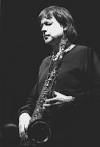 Roger-Viollet | 1472883 | Michel Portal (1935-2026), French saxophonist and clarinetist, during a concert on February 4, 1979. | &copy; Christian Rose / Roger-Viollet