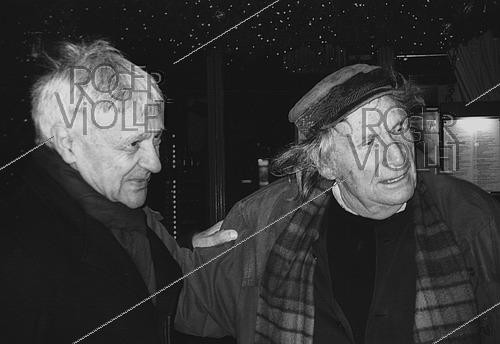 Roger-Viollet | 1461656 | Michel Portal and Ivry Gitlis. 07/01/2008 | &copy; Christian Rose / Roger-Viollet