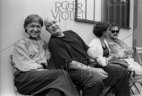 Roger-Viollet | 1472891 | Michel Portal et Daniel Humair portrait. Vienne. Juillet 1989 | &copy; Christian Rose / Roger-Viollet