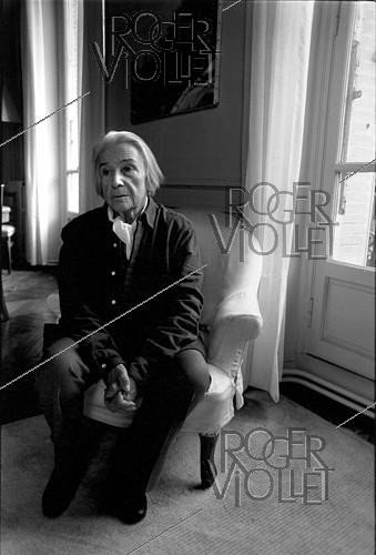 Roger-Viollet | 1410564 | Nathalie Sarraute (1900-1999), French writer, 1987. | &copy; Irmeli Jung / Roger-Viollet