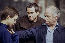 Roger-Viollet | 323618 | Peter Brook (1925-2022), metteur en scène, acteur, réalisateur et écrivain britannique et François Marthouret, acteur, lors d'une répétition de 