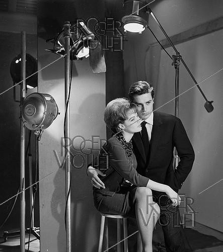 Roger-Viollet | 268893 | Romy Schneider (1938-1982), Austrian actress, and Alain Delon (1935-2024), French actor. | &copy; Roger-Viollet / Roger-Viollet