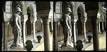 Roger-Viollet | 776392 | Seville (Spain). Pilate's house, statue of Pallas Pacifera. | &copy; Léon & Lévy / Roger-Viollet