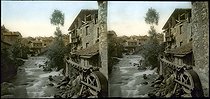 Roger-Viollet | 1013644 | The mills of Bréda. Allevard-les-Bains (Isère, France), around 1900. | &copy; Léon & Lévy / Roger-Viollet