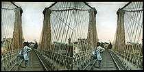 Roger-Viollet | 805472 | United States (Niagara). The railroad bridge. | &copy; Léon & Lévy / Roger-Viollet