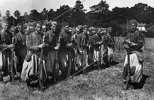 Roger-Viollet | 327310 | Zouaves of the French army during military operations in Eastern France, 1911. | &copy; Maurice-Louis Branger / Roger-Viollet